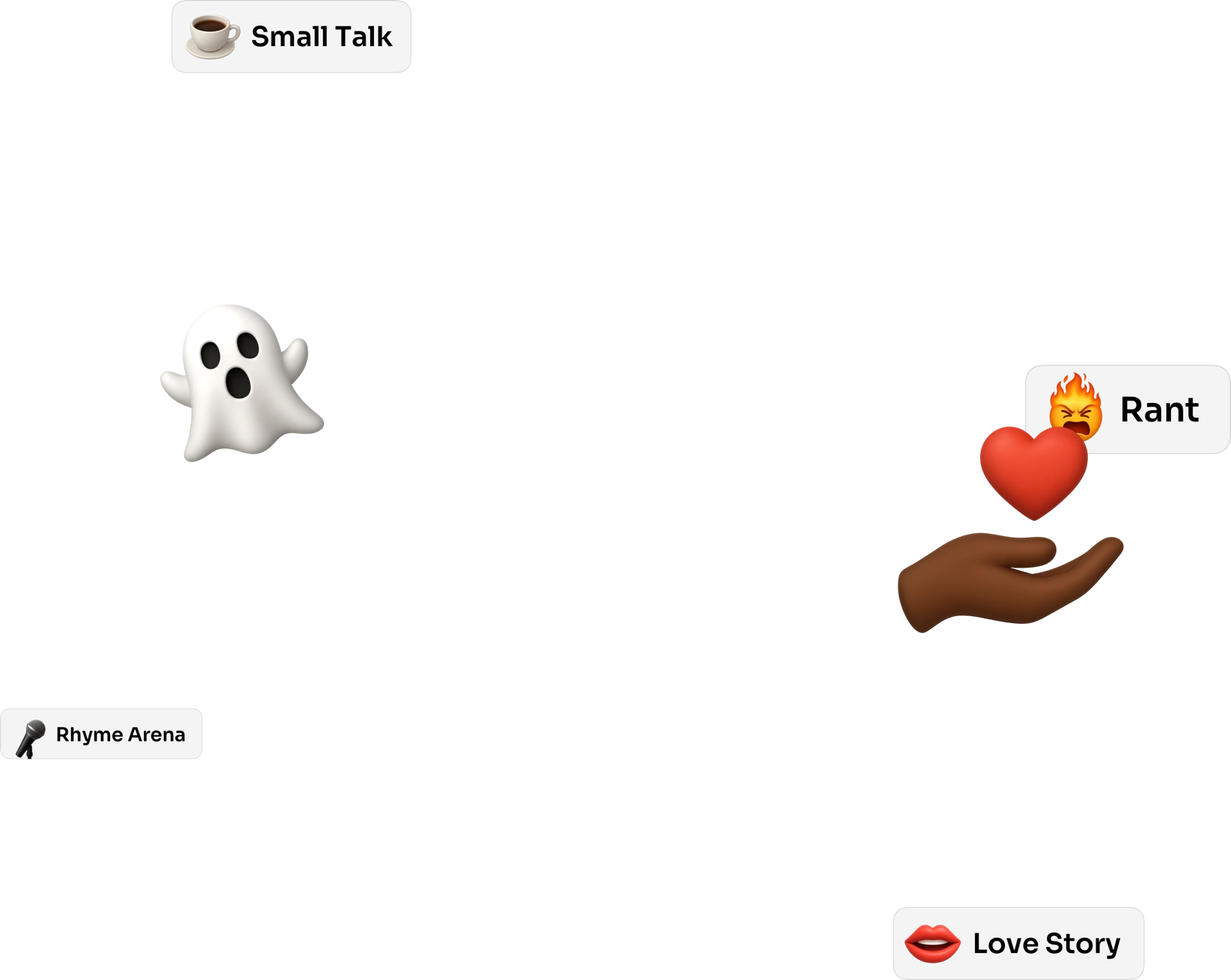 Vocial buckets feature - organized voice content categories and topics